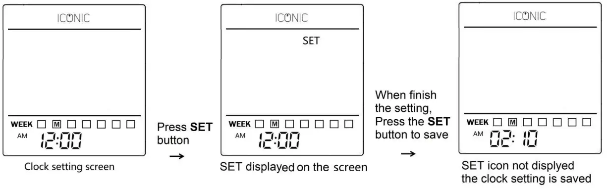400 Iconic Electric Fire - Timer 3