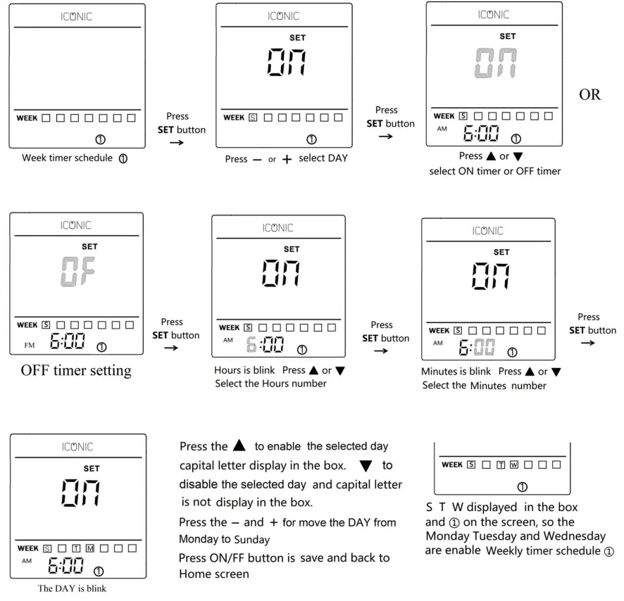 400 Iconic Electric Fire - Timer 4