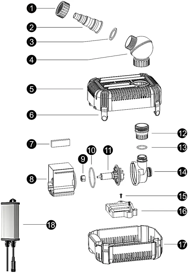 wiltec 52019 CDF Series Pond Pumps B8
