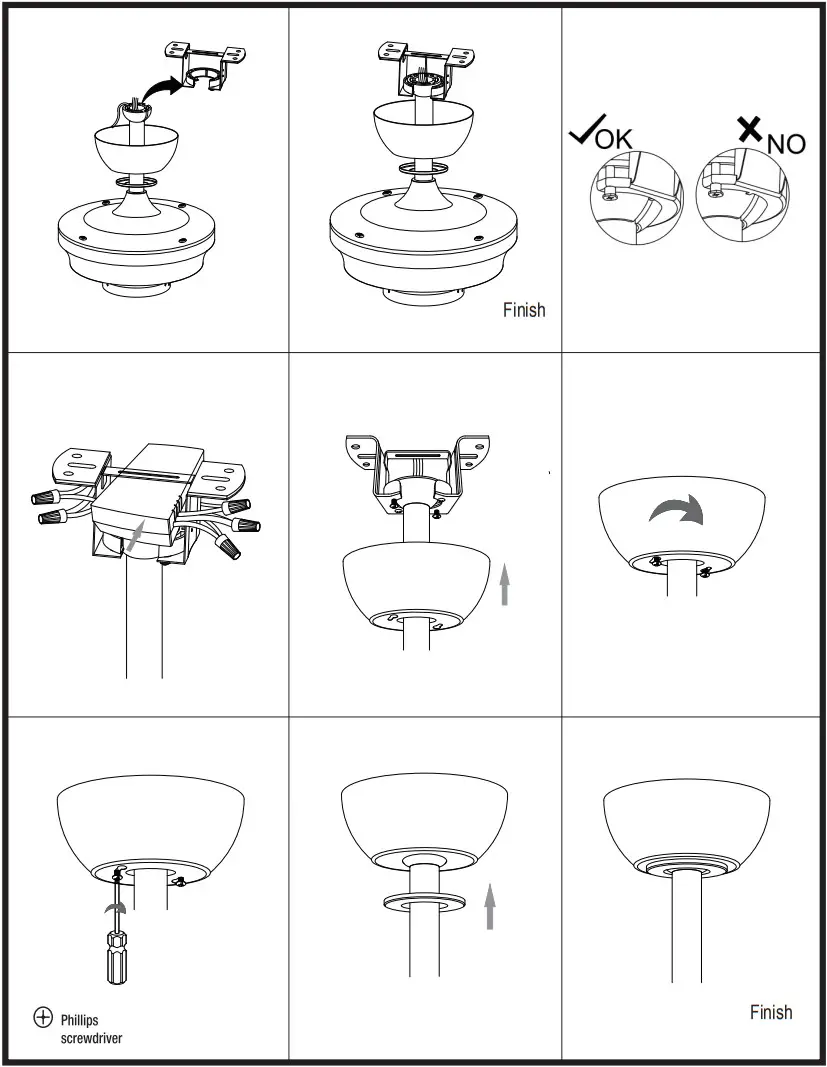 Parrot Uncle F6333110V Ceiling Fan - Figure 1