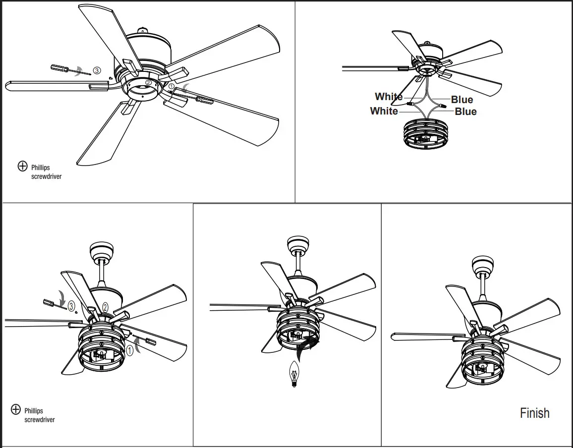 Parrot Uncle F6333110V Ceiling Fan - Figure 2