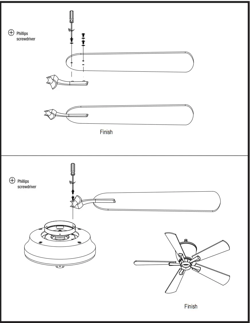 Parrot Uncle F6333110V Ceiling Fan - Screwdriver