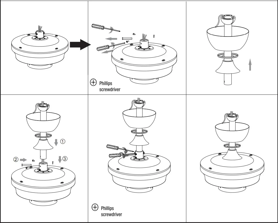Parrot Uncle F6333110V Ceiling Fan - box
