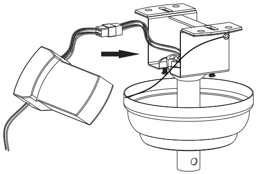 Parrot Uncle F6333110V Ceiling Fan - remote control