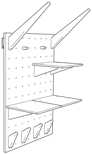 IKEA AA-2301182-4 KÅSEBERGA Perforated Bamboo Panel