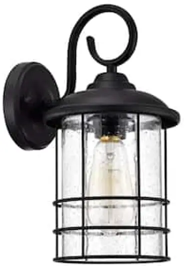4MODERNHOME 2531 3W Hawaii 19.88 Inch H 3 Bulb Black White Hardwired Outdoor Wall Lantern Sconce 