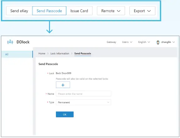 DDLOCK Door Lock Web Management System 04
