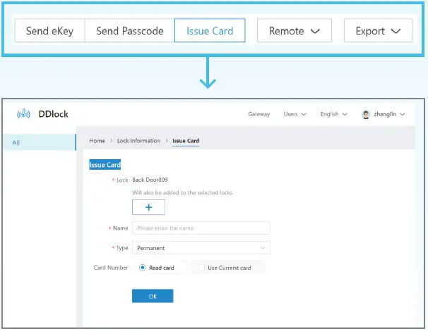 DDLOCK Door Lock Web Management System 05