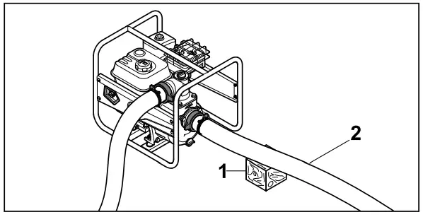 STIHL WP 900 Diesel Water Pump - Suction