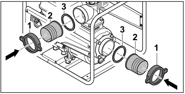 STIHL WP 900 Diesel Water Pump - engine