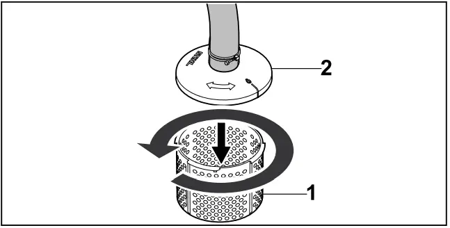 STIHL WP 900 Diesel Water Pump - strainer