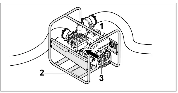STIHL WP 900 Diesel Water Pump - switch 2