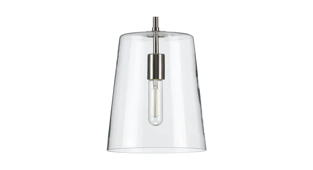 Progress Lighting P500242-012 1 Light Satin Brass Clear Glass Transitional Pendant Instruction Manual
