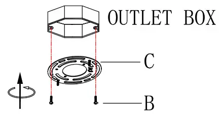 LNC A04970C 3-Light Glass Chandelier - electricity