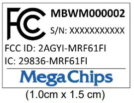 MegaChips MBWM000002 IEEE Sub 1 GHz WiFi HaLow Module - Logo