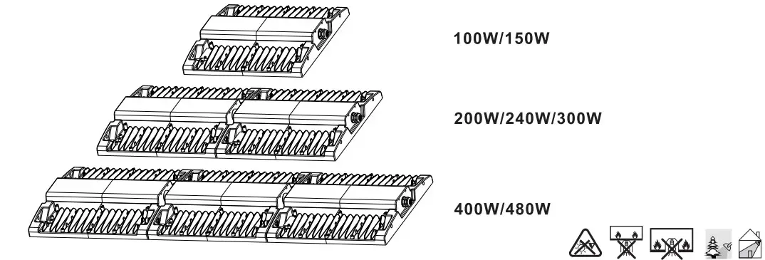 HALCYON P500 LED Linear High Bay Light