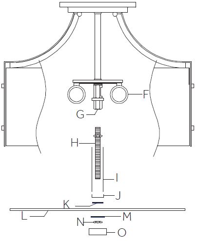 SIGNATURE HARDWARE-440806-1-Light-14.875-Inch-Brushed-Nickel-Incandescent-Flush-Mount-Light-3
