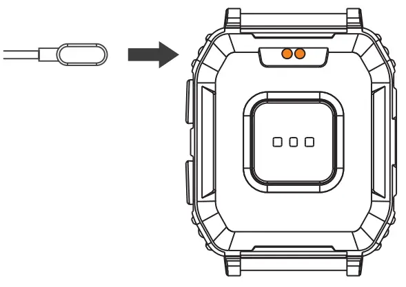 newwear T3 Smart Watch - charging