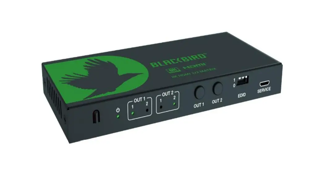 Blackbird 44438 8k Hdmi 2x2 Matrix Switcher User Guide