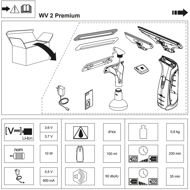 KARCHER WV 2 Premium Glass Cleaning Nozzle -