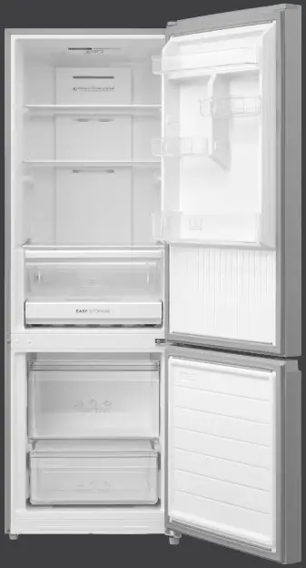 SOLT GGSBM325X 325L Bottom Mount Fridge