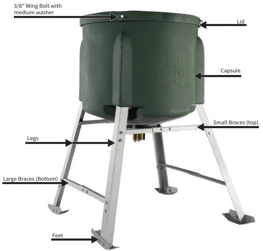 FeraDyne 400 Capsule Feeder - Description