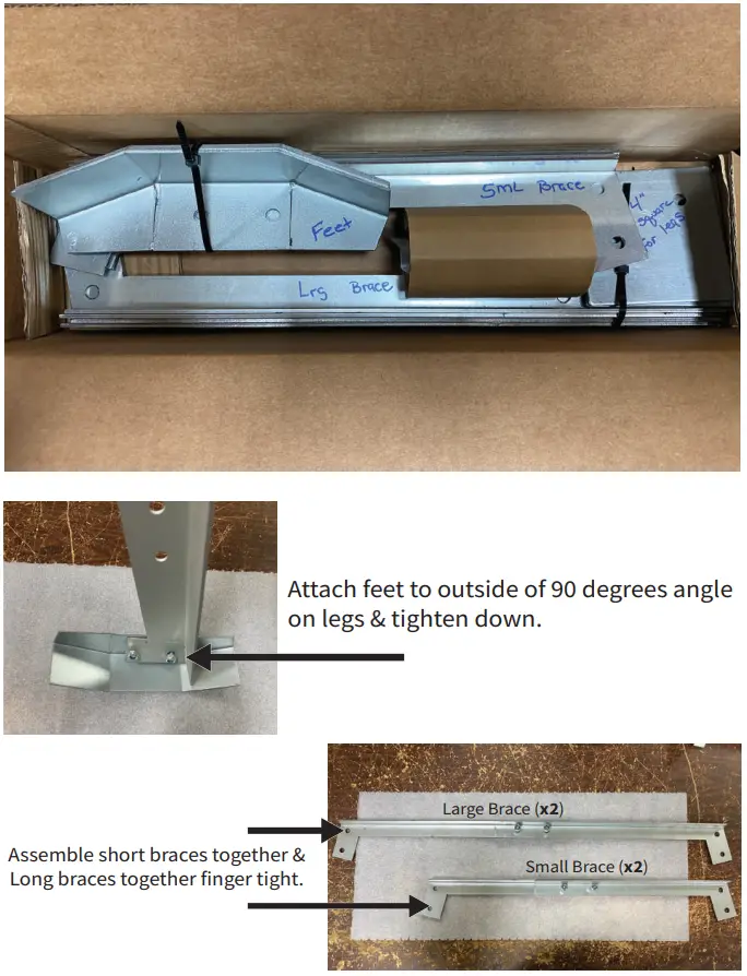 FeraDyne 400 Capsule Feeder - Leg Assembly