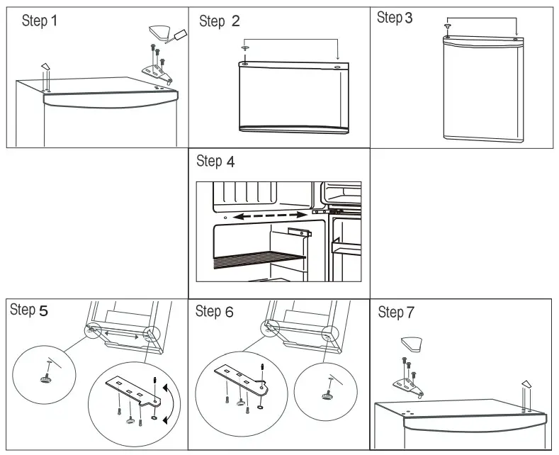 MICROFRIDGE 3.1MF7R Compact Refrigerator - refrigerator