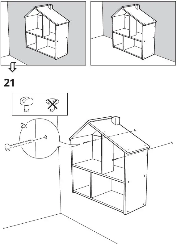 IKEA-502.907.85-FLISAT-Dollhouse-Wall-Shelf-14