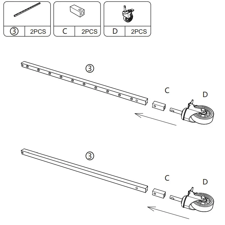JAXPETY SY18F0285 Commercial Grade 20 Tier Bun Pan Bakery Rack - PRODUCT ASSEMBLY 1