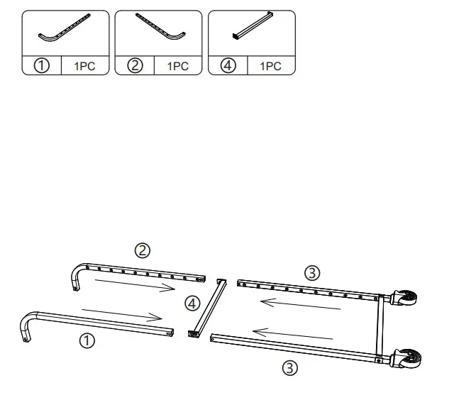 JAXPETY SY18F0285 Commercial Grade 20 Tier Bun Pan Bakery Rack - PRODUCT ASSEMBLY 7