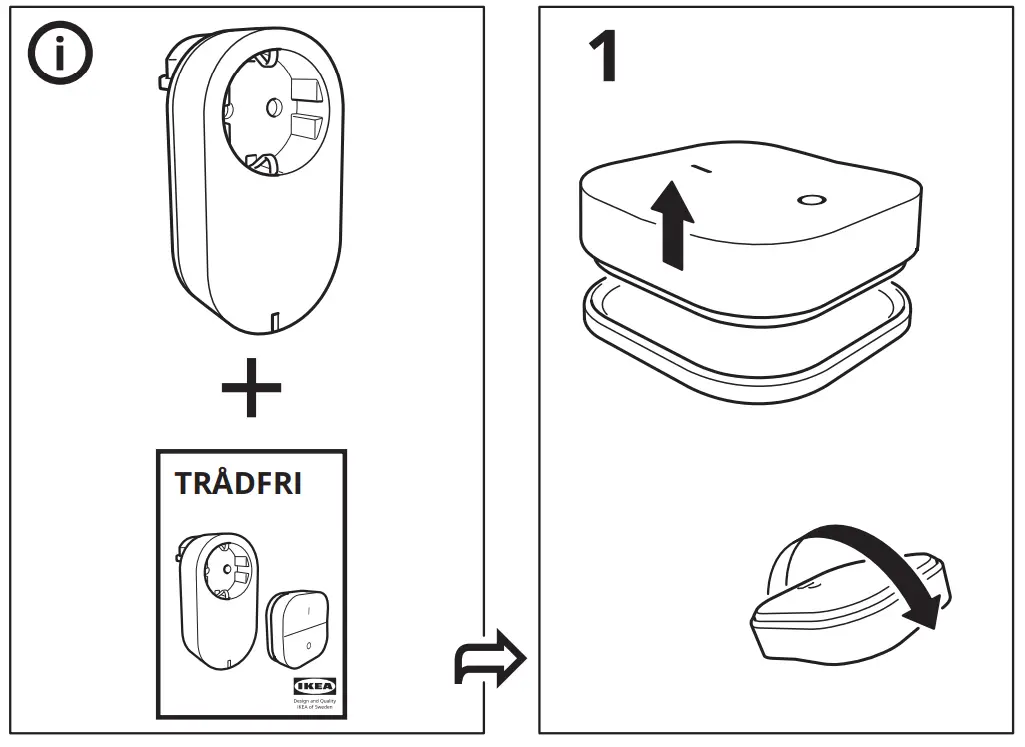 IKEA TRADFRI Smart Wireless Control Outlet - Fig