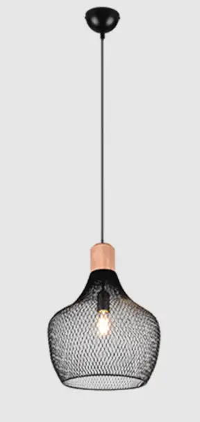 Reality-Leuchten-R31451032-Chapeau-Ceiling-Lamp-Black-product-image