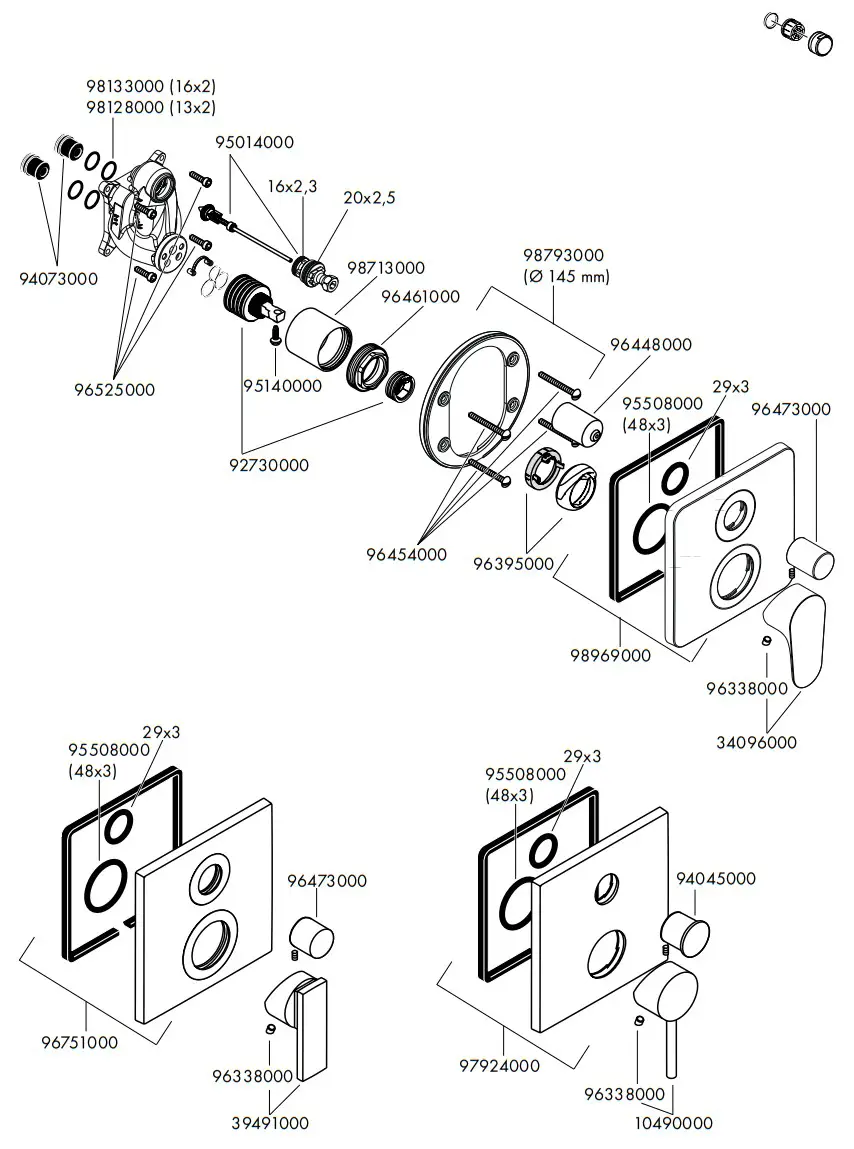 hansgrohe AXOR STARCK Lever Bath Mixer - fig 9
