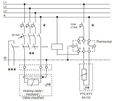 nVent RAYCHEM AT TS 13 Surface Sensing Thermostat - overview 2