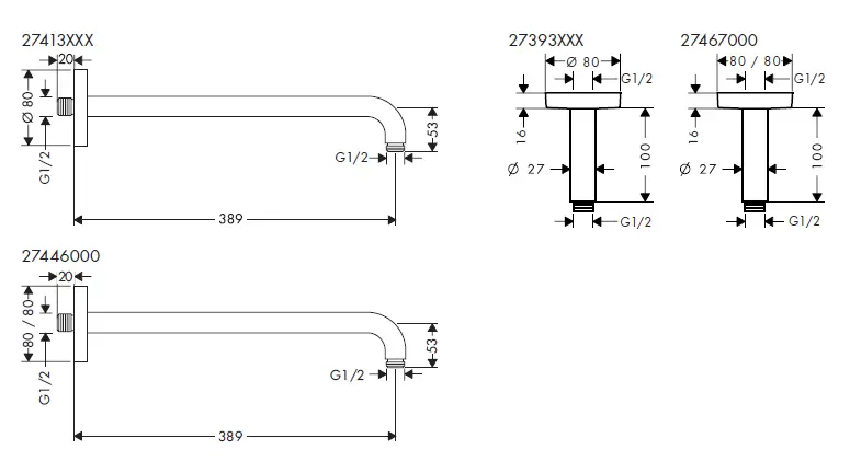 hansgrohe-27467000-Shower-Arm-1
