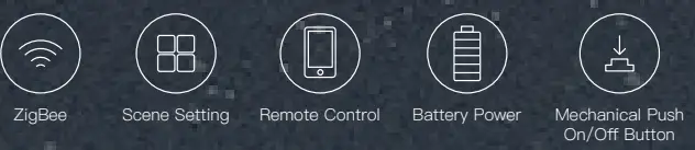 MOES ZigBee 3 0 Scene Switch Smart Push Button - Icon