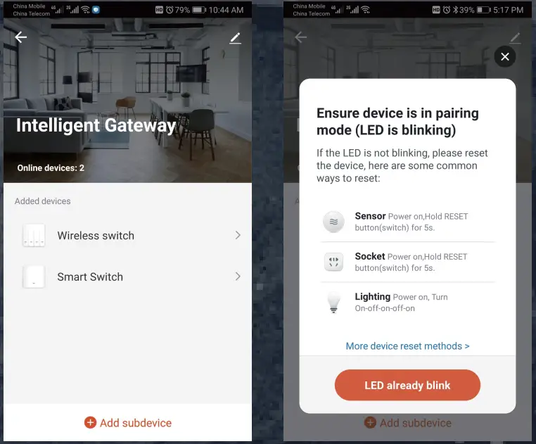 MOES ZigBee 3 0 Scene Switch Smart Push Button - Method Two
