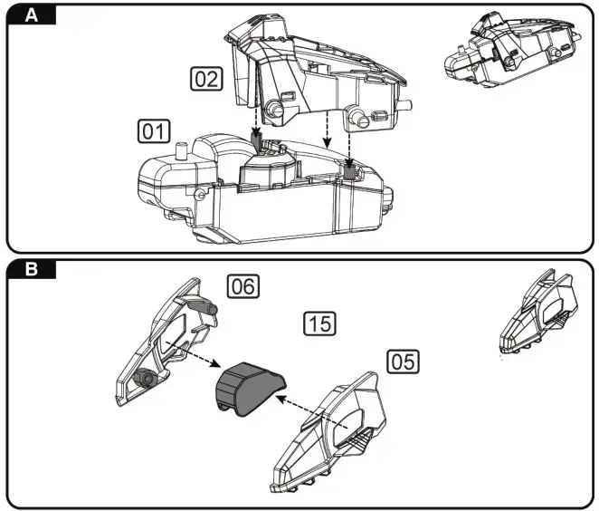 vtech Velociraptor Switch and Go Jet - ASSEMBLY INSTRUCTIONS 3
