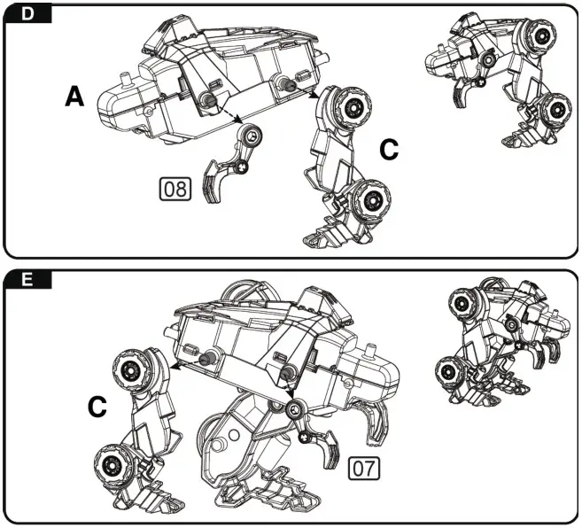 vtech Velociraptor Switch and Go Jet - ASSEMBLY INSTRUCTIONS 5