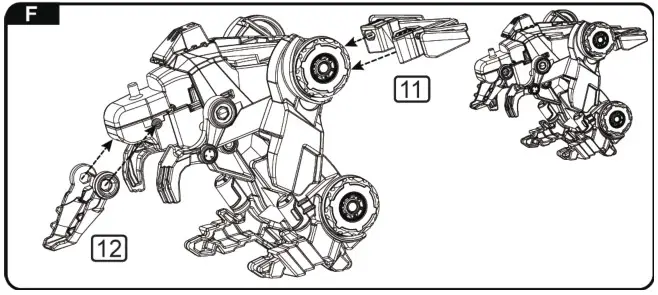 vtech Velociraptor Switch and Go Jet - ASSEMBLY INSTRUCTIONS 6