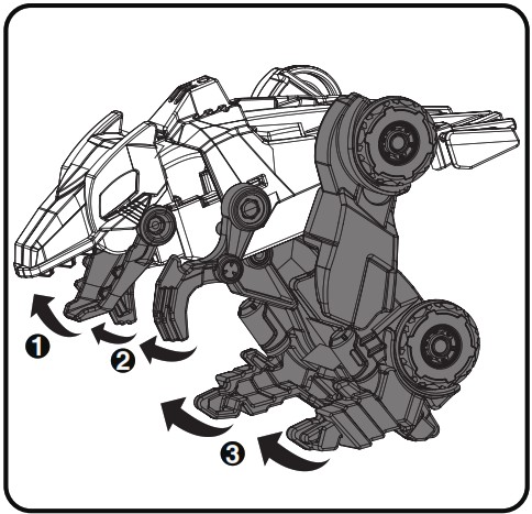 vtech Velociraptor Switch and Go Jet - HOW TO SWITCH 2