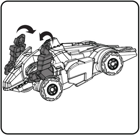 vtech Velociraptor Switch and Go Jet - HOW TO SWITCH 3