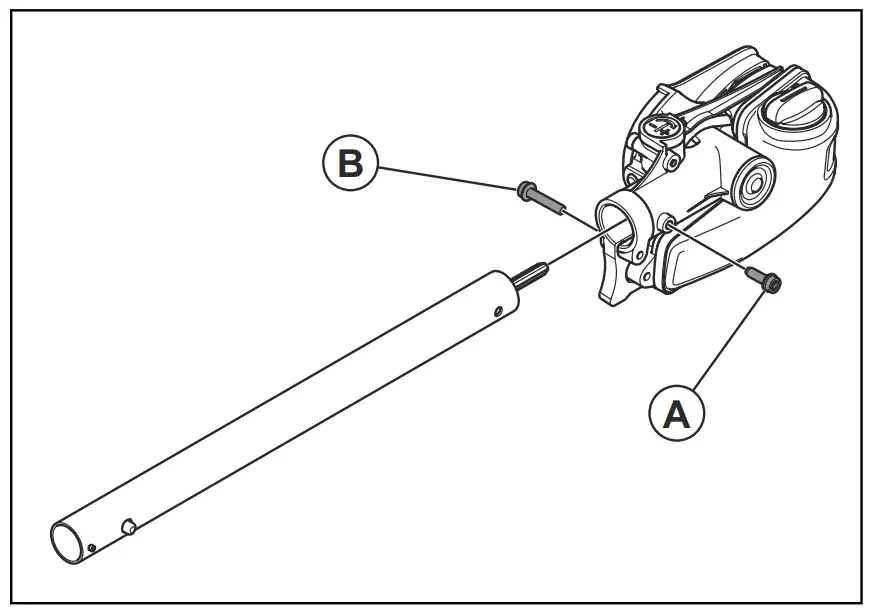 To assemble the cutting head