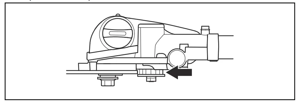 To check the chain drive sprocket