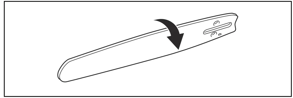 To do a check of the guide bar