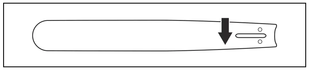 To sharpen the saw chain Information about the guide bar and saw chain