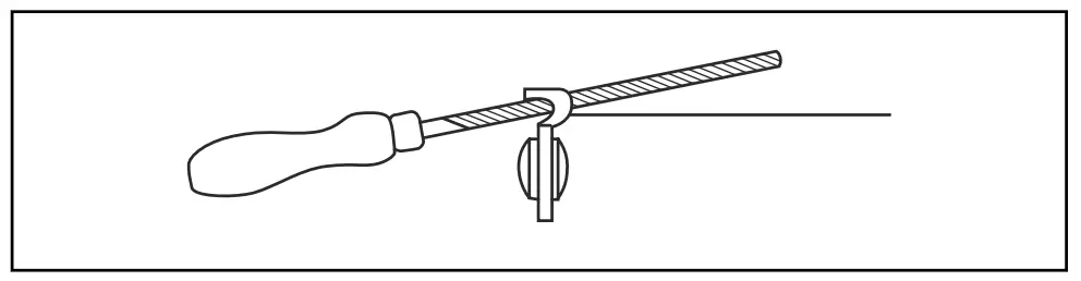 To sharpen the saw chain
