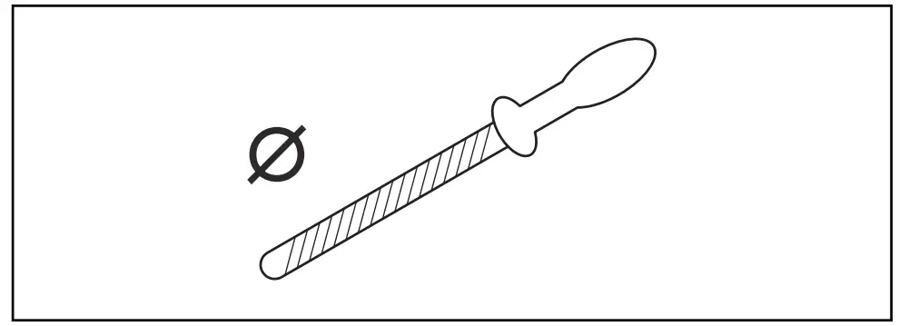 To sharpen the saw chain