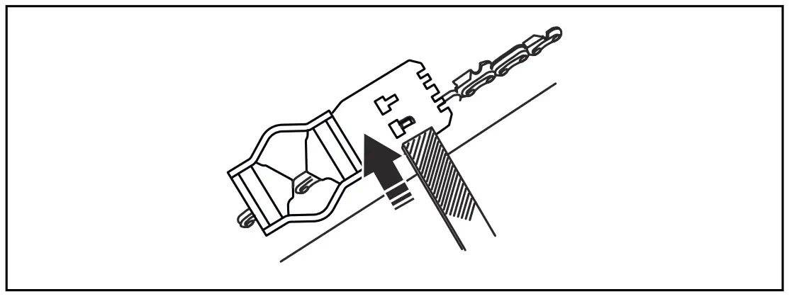 To adjust the depth gauge setting